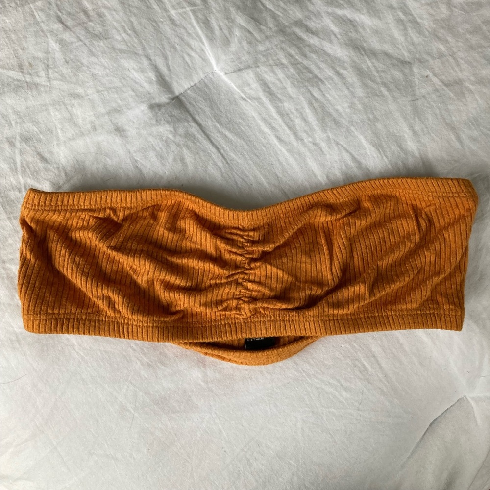 Mustard Yellow Strapless bra or top!